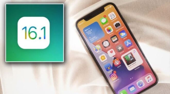 İphone Yeni iOS 16.1