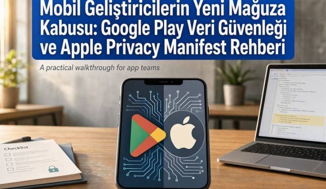 Mobil Geliştiricilerin Yeni Mağaza Kabusu: Google Play Veri Güvenliği ve Apple Privacy Manifest Rehberi