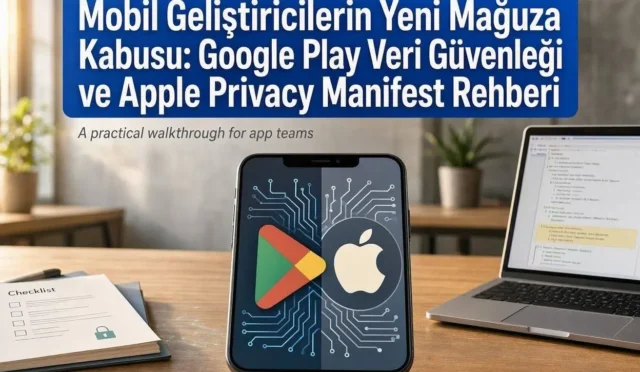 Mobil Geliştiricilerin Yeni Mağaza Kabusu: Google Play Veri Güvenliği ve Apple Privacy Manifest Rehberi