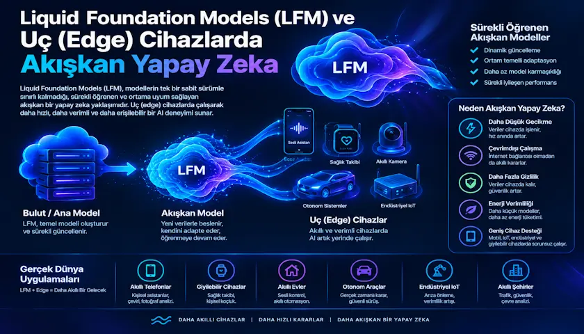 Liquid Foundation Models (LFM) ve Uç (Edge) Cihazlarda Akışkan Yapay Zeka