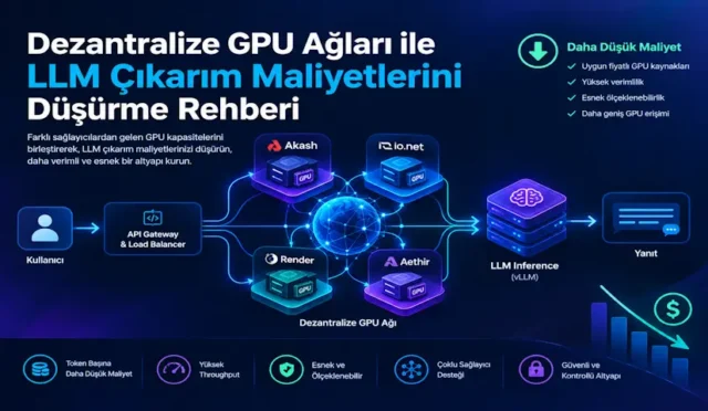 Dezantralize GPU Ağları ile LLM Çıkarım Maliyetlerini Düşürme Rehberi